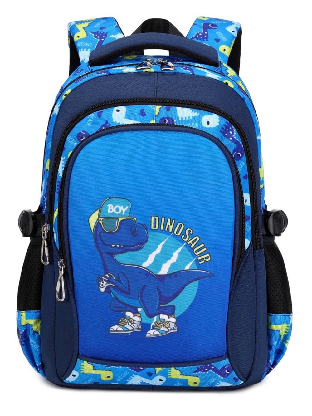 Blue Dinosaur Kids Backpack - Boy Design